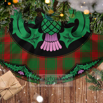 Middleton Tartan Christmas Tree Skirt Scottish Thistle Style - Tartan Vibes Clothing