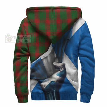 Middleton Tartan Sherpa Hoodie with Family Crest Scotland Patriotic Style - Tartan Vibes Clothing