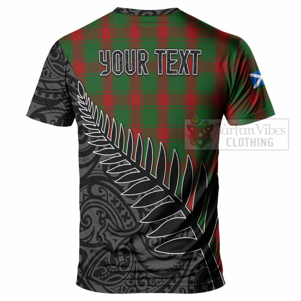 Middleton Crest Tartan T-Shirt with New Zealand Silver Fern Half Style - Tartan Vibes Clothing