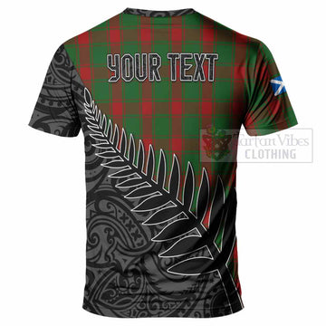 Middleton Crest Tartan T-Shirt with New Zealand Silver Fern Half Style - Tartan Vibes Clothing