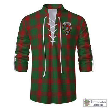 Middleton Tartan Men's Scottish Traditional Jacobite Ghillie Kilt Shirt with Family Crest - Tartan Vibes Clothing