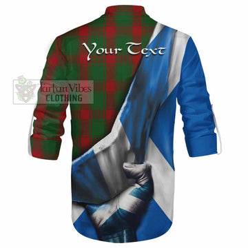 Middleton Tartan Ghillie Kilt Shirt with Family Crest Scotland Patriotic Style - Tartan Vibes Clothing