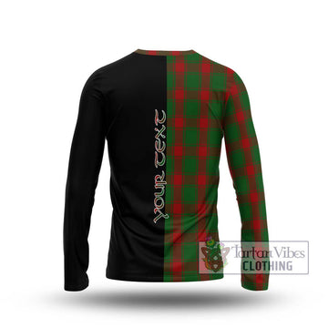 Middleton Tartan Long Sleeve T-Shirt with Family Crest and Half Of Me Style - Tartan Vibes Clothing