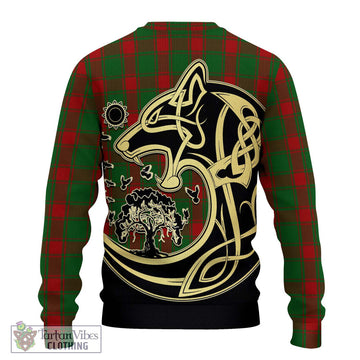 Middleton Tartan Ugly Sweater with Family Crest Celtic Wolf Style - Tartan Vibes Clothing