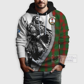 Middleton Tartan Clan Crest Hoodie with Highlander Warrior Celtic Style - Tartan Vibes Clothing