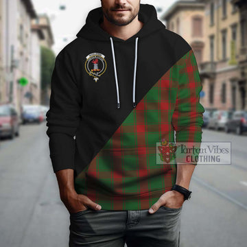 Middleton Tartan Hoodie with Family Crest and Military Logo Style - Tartan Vibes Clothing