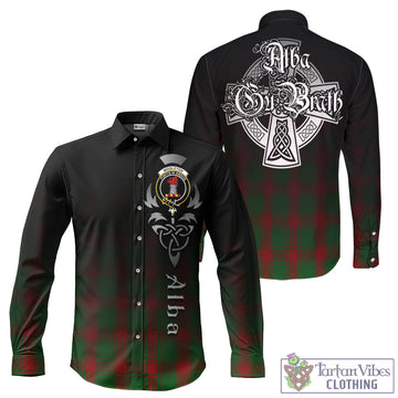 Middleton Tartan Long Sleeve Button Up Featuring Alba Gu Brath Family Crest Celtic Inspired - Tartan Vibes Clothing