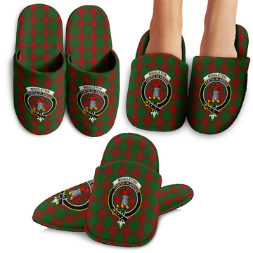 Middleton Tartan Home Slippers with Family Crest