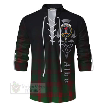 Middleton Tartan Ghillie Kilt Shirt Featuring Alba Gu Brath Family Crest Celtic Inspired - Tartan Vibes Clothing
