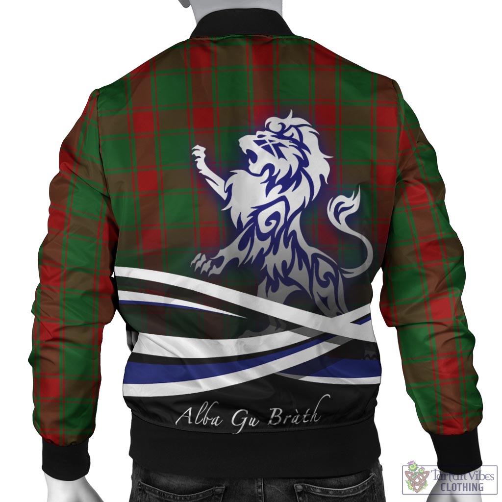 Middleton Tartan Bomber Jacket with Alba Gu Brath Regal Lion Emblem - Tartan Vibes Clothing