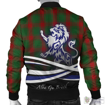 Middleton Tartan Bomber Jacket with Alba Gu Brath Regal Lion Emblem - Tartan Vibes Clothing