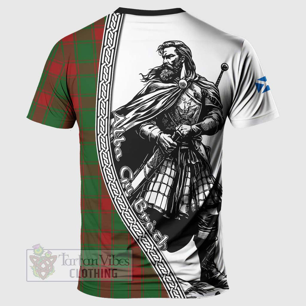 Middleton Tartan Clan Crest T-Shirt with Highlander Warrior Celtic Style - Tartan Vibes Clothing