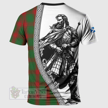 Middleton Tartan Clan Crest T-Shirt with Highlander Warrior Celtic Style - Tartan Vibes Clothing