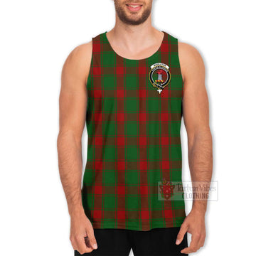 Middleton Tartan Men's Tank Top with Family Crest Celtic Skull Style - Tartan Vibes Clothing