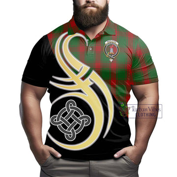 Middleton Tartan Polo Shirt with Family Crest and Celtic Symbol Style - Tartan Vibes Clothing