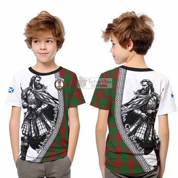 Middleton Tartan Clan Crest Kid T-Shirt with Highlander Warrior Celtic Style - Tartan Vibes Clothing