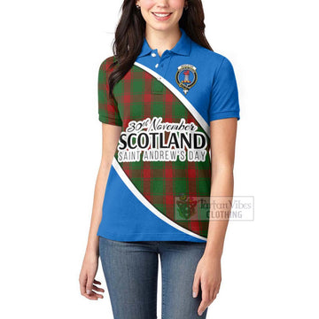 Middleton Family Crest Tartan Women's Polo Shirt Celebrate Saint Andrew's Day in Style - Tartan Vibes Clothing