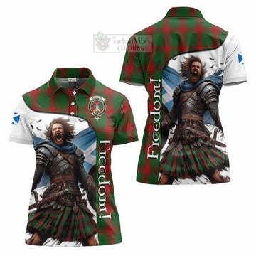 Middleton Crest Tartan Women's Polo Shirt Inspired by the Freedom of Scottish Warrior - Tartan Vibes Clothing