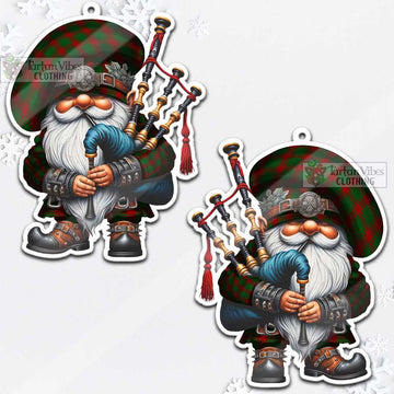Middleton Tartan Bagpiper Gnome Christmas Ornament - Tartan Vibes Clothing