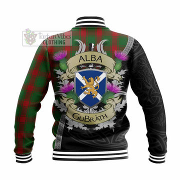 Middleton Tartan Family Crest Baseball Jacket Lion Rampant Royal Thistle Shield Celtic Inspired - Tartan Vibes Clothing