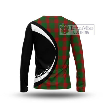 Middleton Tartan Long Sleeve T-Shirt with Family Crest Circle Style - Tartan Vibes Clothing