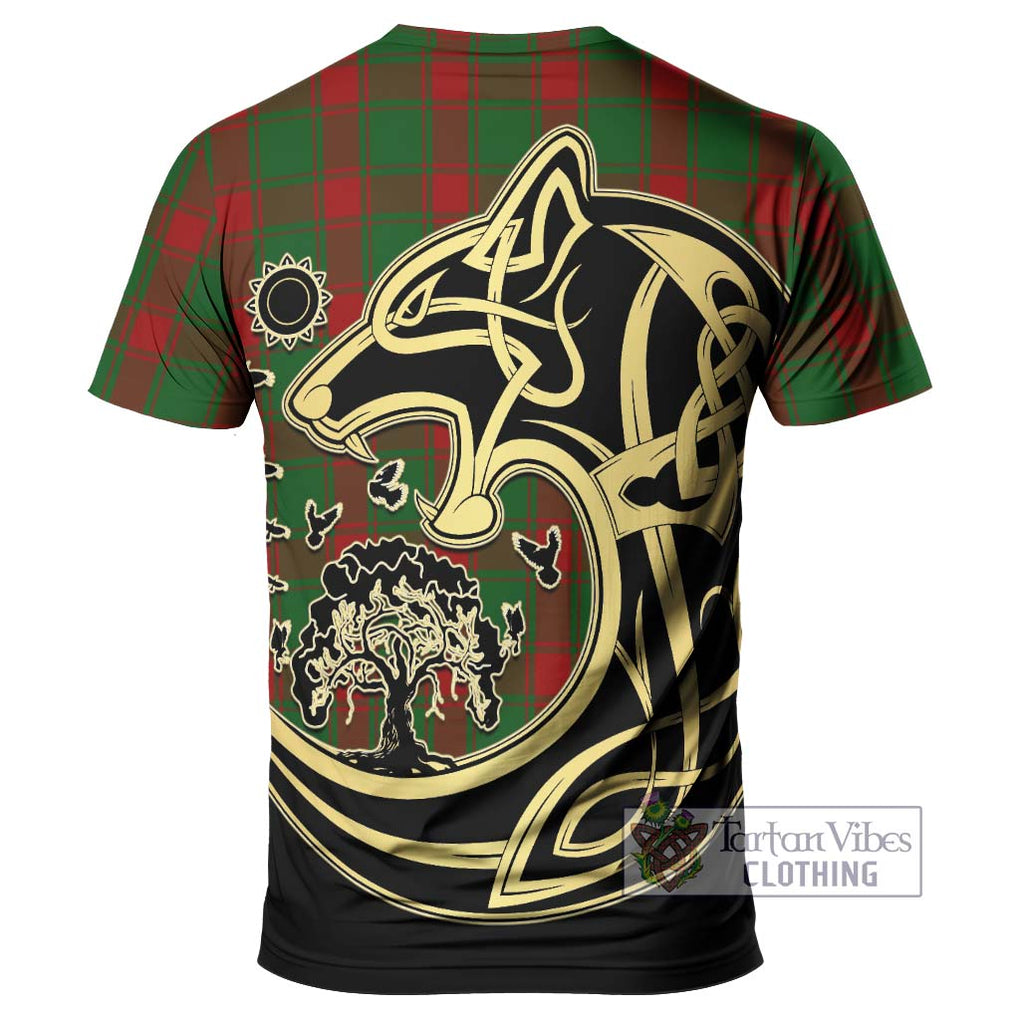 Middleton Tartan T-Shirt with Family Crest Celtic Wolf Style - Tartan Vibes Clothing