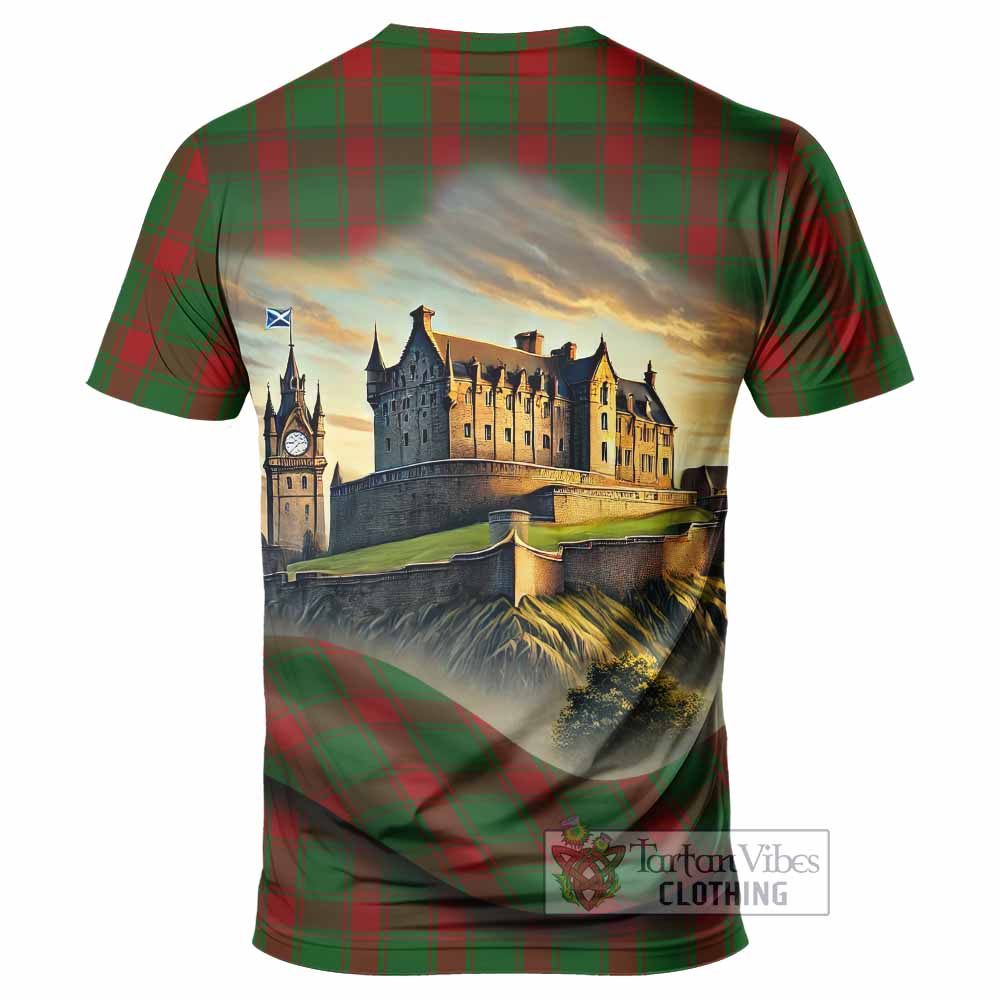 Middleton Tartan Family Crest T-Shirt with Scottish Ancient Castle Style - Tartan Vibes Clothing