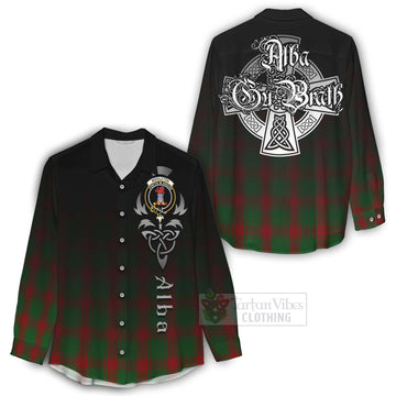 Middleton Tartan Women's Casual Shirt Featuring Alba Gu Brath Family Crest Celtic Inspired - Tartan Vibes Clothing