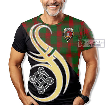 Middleton Tartan T-Shirt with Family Crest and Celtic Symbol Style - Tartan Vibes Clothing