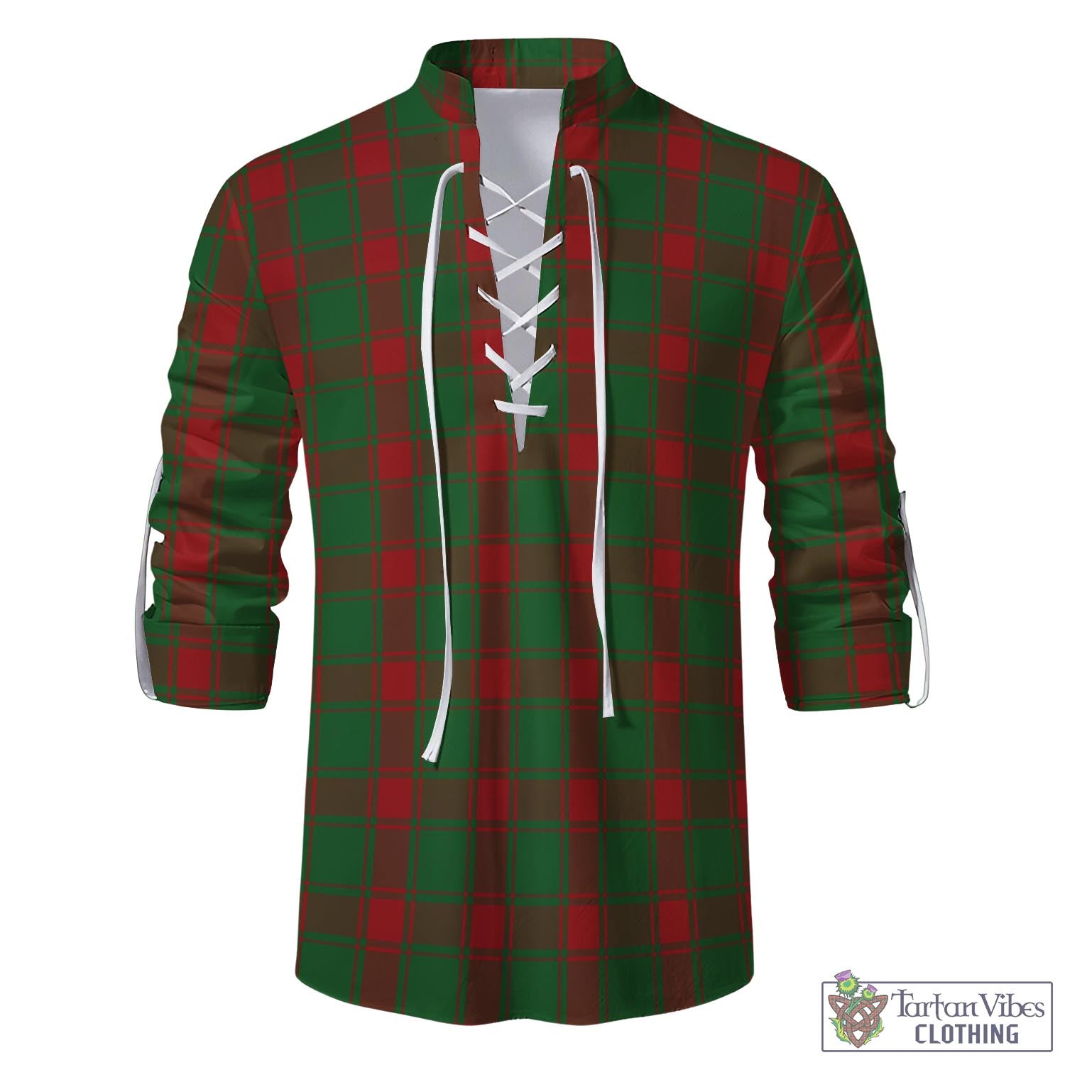Middleton Tartan Men's Scottish Traditional Jacobite Ghillie Kilt Shirt - Tartan Vibes Clothing
