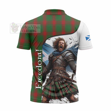 Middleton Crest Tartan Zipper Polo Shirt Inspired by the Freedom of Scottish Warrior - Tartan Vibes Clothing