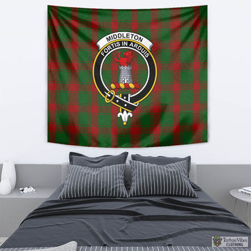 Middleton Tartan Tapestry Wall Hanging and Home Decor for Room with Family Crest - Tartan Vibes Clothing