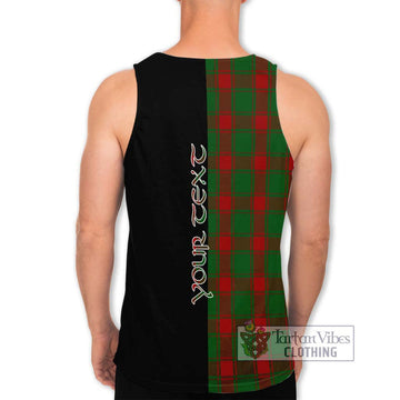 Middleton Tartan Men's Tank Top with Family Crest and Half Of Me Style - Tartan Vibes Clothing