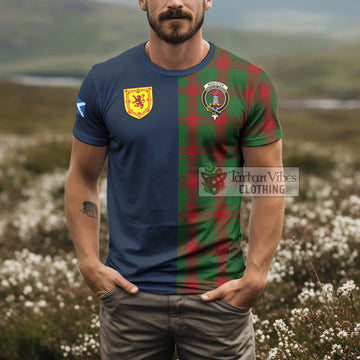 Middleton Tartan T-Shirt Alba with Scottish Lion Royal Arm Half Style - Tartan Vibes Clothing