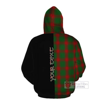 Middleton Tartan Cotton Hoodie with Family Crest and Half Of Me Style Pullover Hoodie - Tartan Vibes Clothing