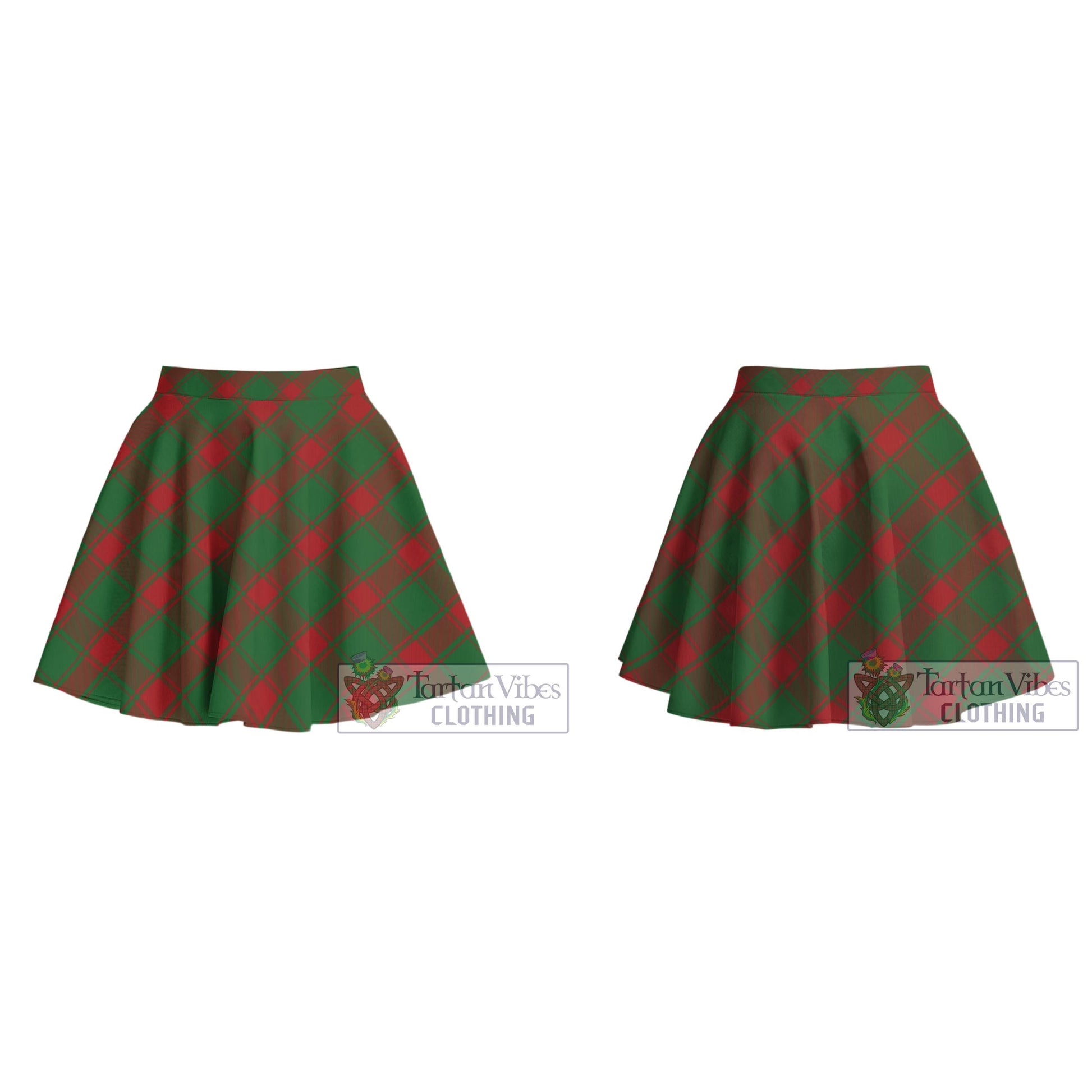 Middleton Tartan Women's Plated Mini Skirt Cross Style - Tartan Vibes Clothing