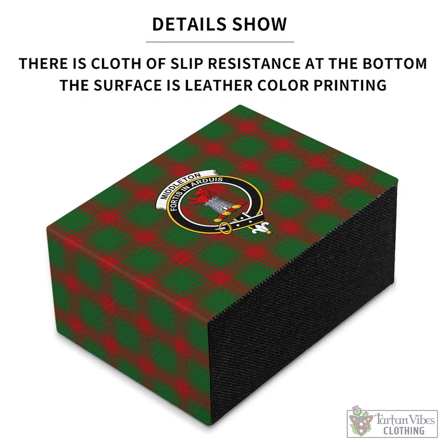 Middleton Tartan Pen Holder with Family Crest - Tartan Vibes Clothing