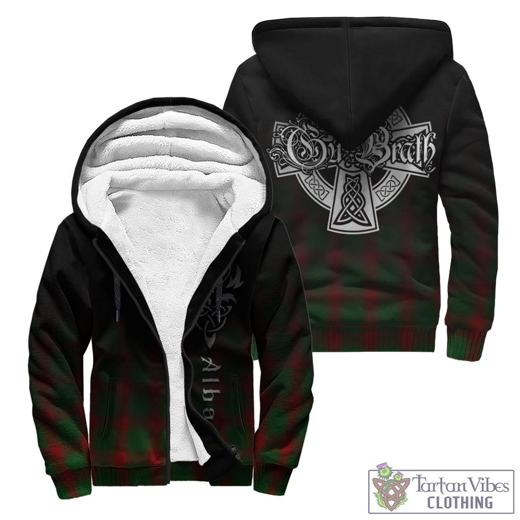 Middleton Tartan Sherpa Hoodie Featuring Alba Gu Brath Family Crest Celtic Inspired - Tartan Vibes Clothing