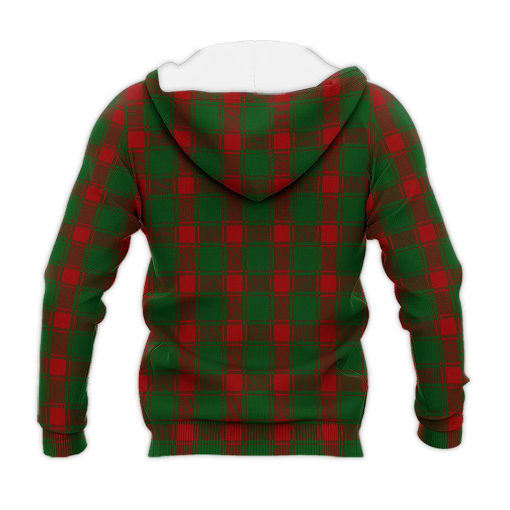 Middleton Tartan Knitted Hoodie with Family Crest - Tartan Vibes Clothing