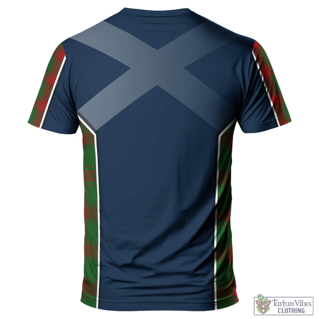 Tartan Vibes Clothing Middleton Tartan T-Shirt with Family Crest and Lion Rampant Vibes Sport Style