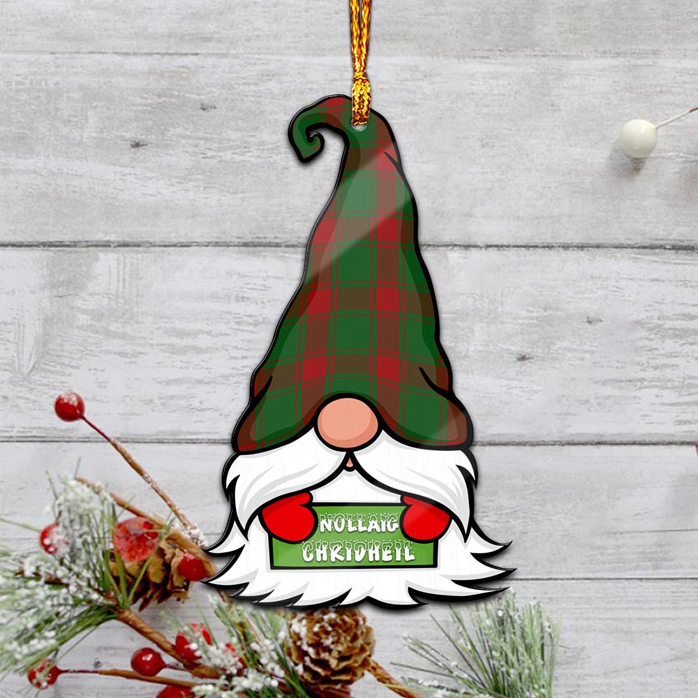 Middleton Gnome Christmas Ornament with His Tartan Christmas Hat - Tartan Vibes Clothing