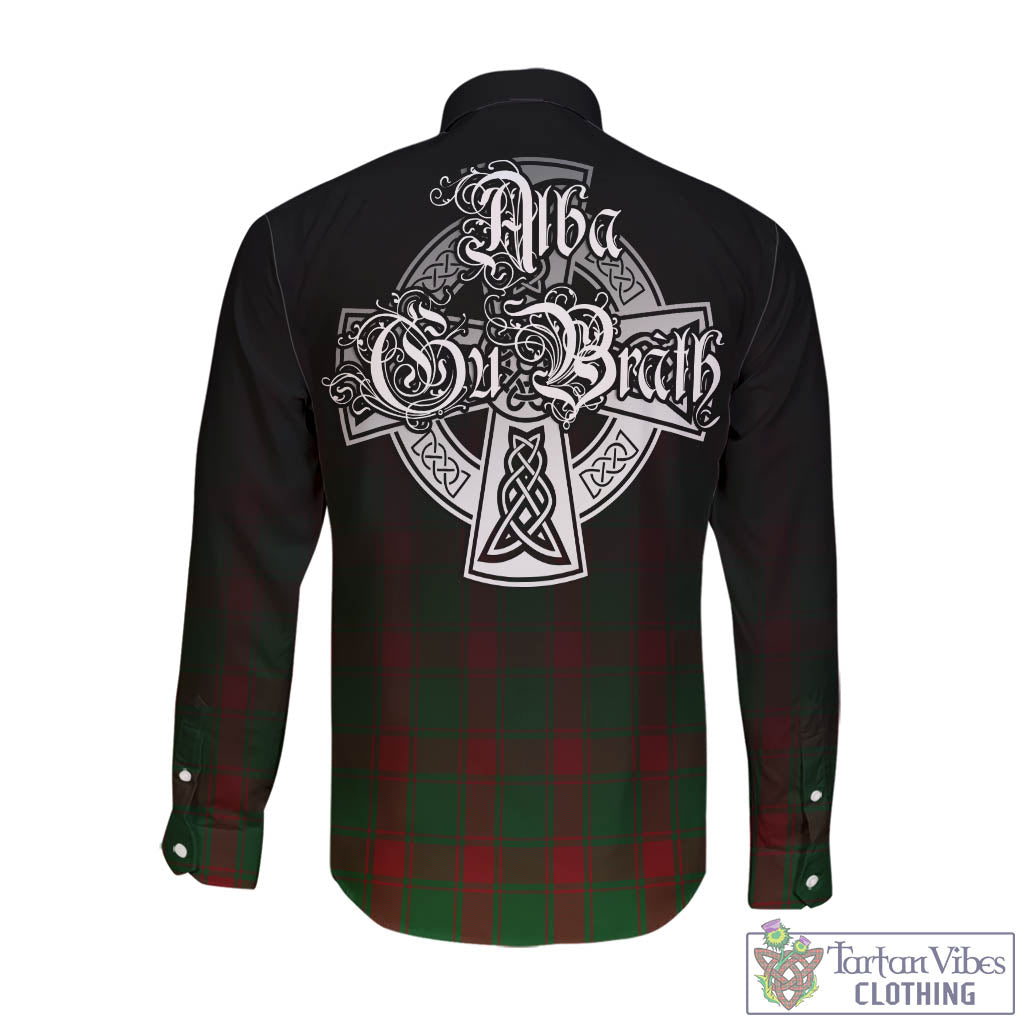 Middleton Tartan Long Sleeve Button Up Featuring Alba Gu Brath Family Crest Celtic Inspired - Tartan Vibes Clothing