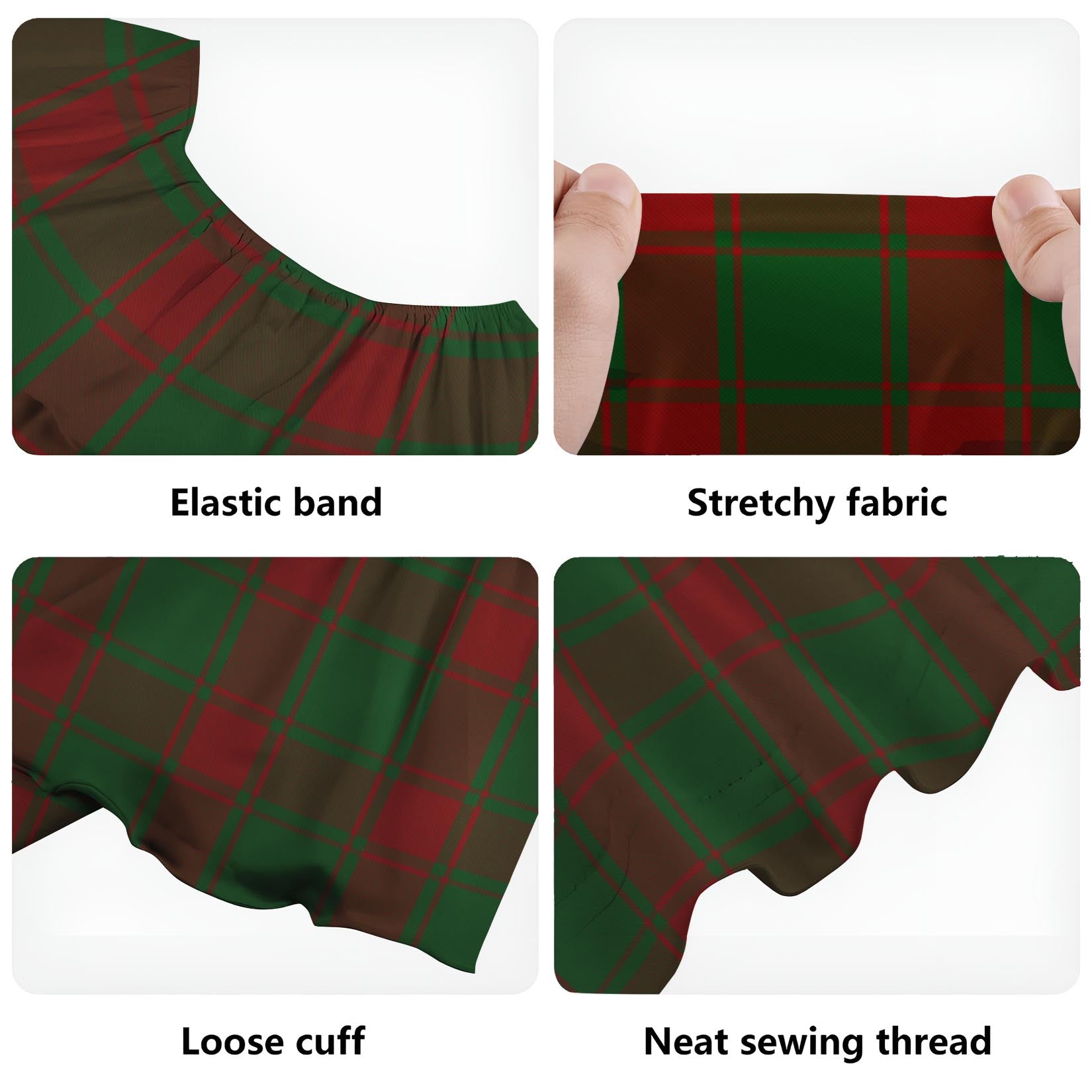 Middleton Tartan Off Shoulder Long Dress - Tartan Vibes Clothing