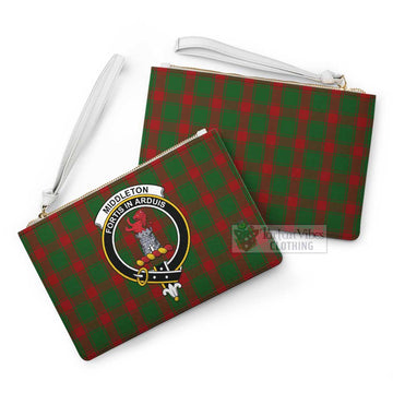 Tartan Vibes Clothing Middleton Family Crest Tartan Clutch Bag
