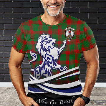 Middleton Modern Tartan T-Shirt with Alba Gu Brath Regal Lion Emblem