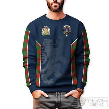 Middleton Modern Tartan Sweater with Family Crest and Lion Rampant Vibes Sport Style