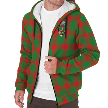 Middleton Modern Tartan Sherpa Hoodie with Family Crest