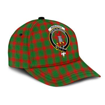 Middleton Modern Tartan Classic Cap with Family Crest