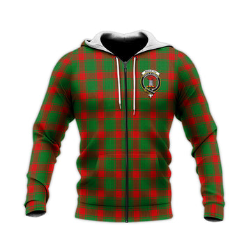 Middleton Modern Tartan Knitted Hoodie with Family Crest