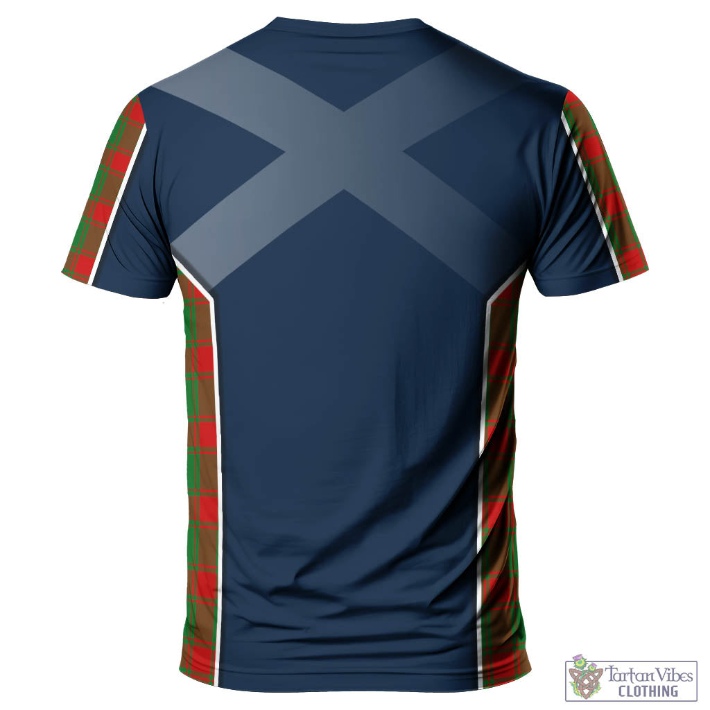 Tartan Vibes Clothing Middleton Modern Tartan T-Shirt with Family Crest and Scottish Thistle Vibes Sport Style